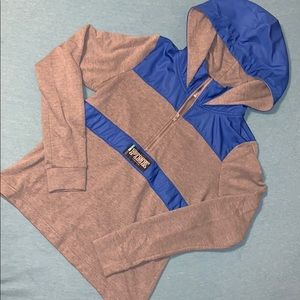 PINK half zip hoodie